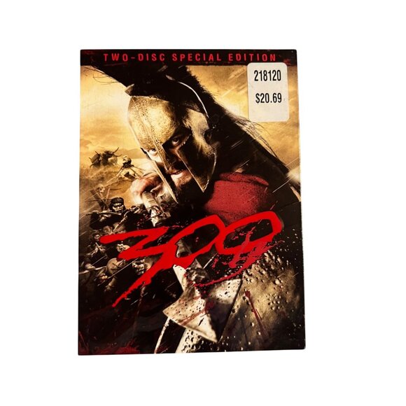300 2007 DVD 2-Disc Special Edition Action Gerard Butler Lena Headey Pre-Owned - Picture 1 of 5